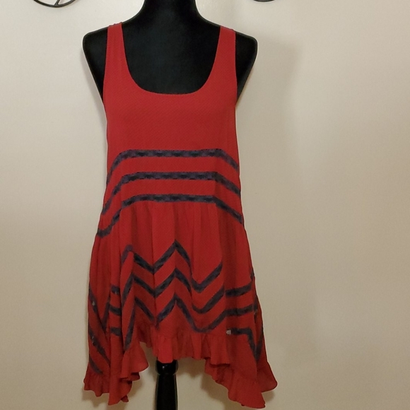 Free People Voile & Lace Trapeze Slip Dress - Picture 2 of 7